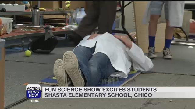 Shasta Elementary students experiment in education with science demonstration